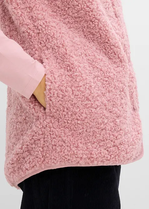 Gilet sans manches en maille peluche, bonprix
