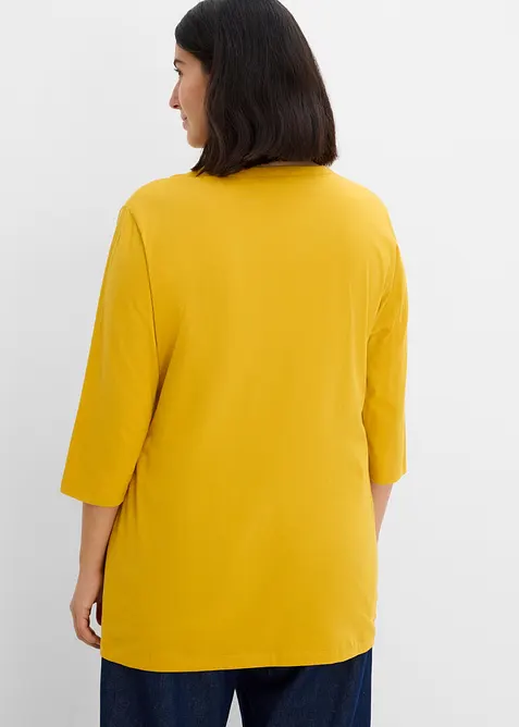 T-shirt long 100% coton, bonprix
