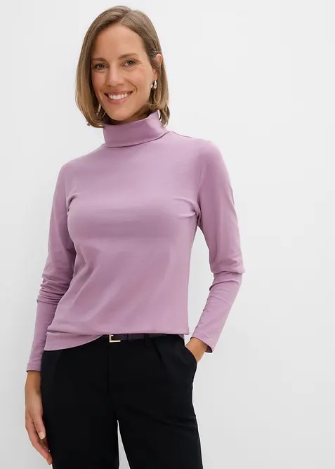 Langarmshirt mit  reiner Bio-Baumwolle, bonprix