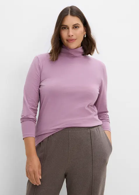 Langarmshirt mit  reiner Bio-Baumwolle, bonprix