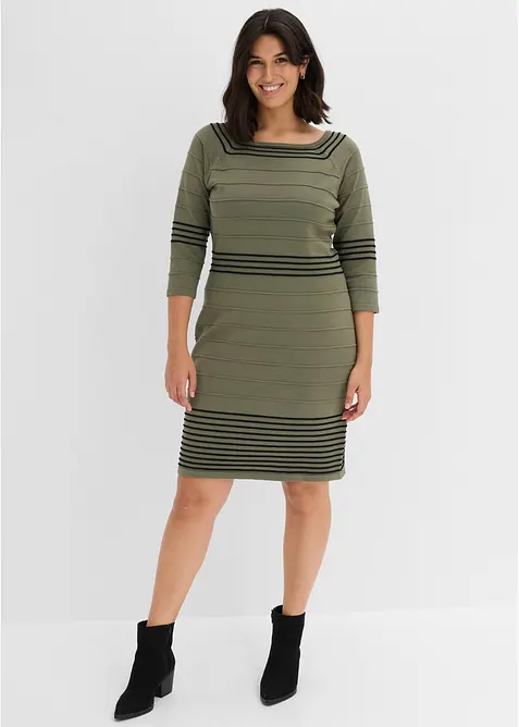 Strickkleid aus weichem Viskose-Mix, bonprix