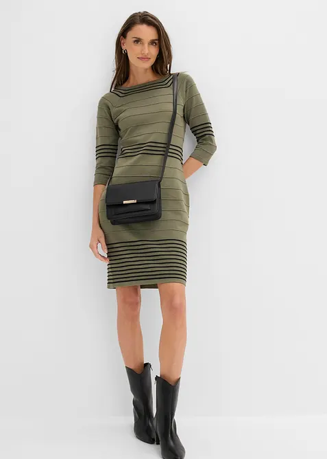 Strickkleid aus weichem Viskose-Mix, bonprix