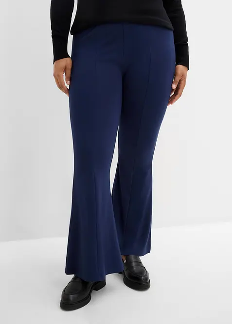 Pantalon &agrave; jambes &eacute;vas&eacute;es en Punto di Roma, bonprix