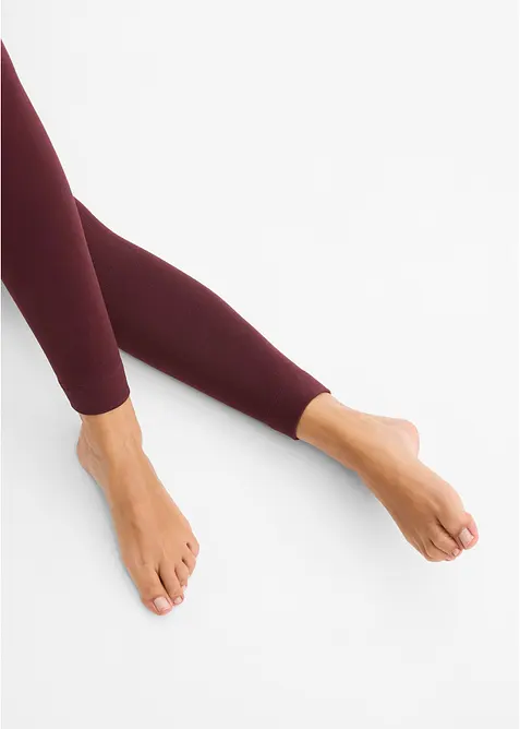 Thermo-Strumpfleggings mit softem Fleece 140 DEN, bonprix