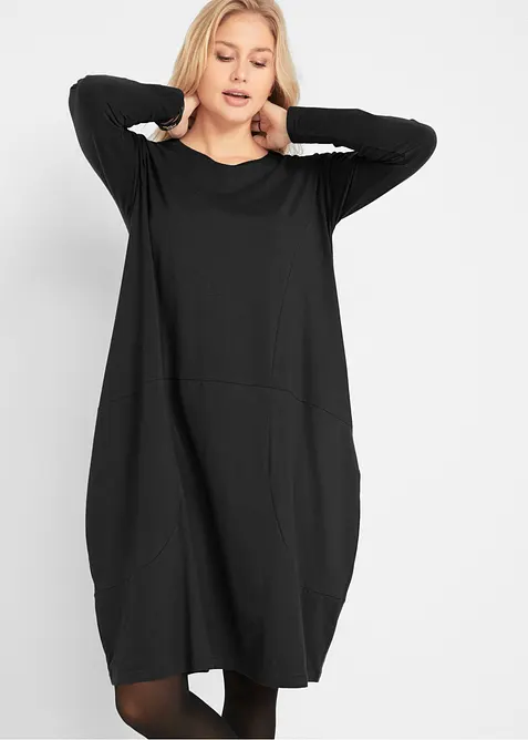 Jerseykleid in O-Shape, bonprix
