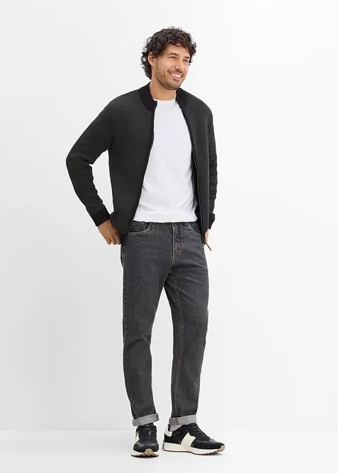 Grobstrickjacke aus reiner Baumwolle, bonprix