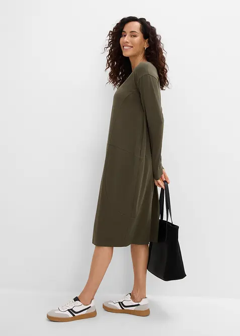 Robe en jersey, coupe ovo&iuml;de, bonprix