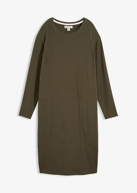 Robe en jersey, coupe ovo&iuml;de, bonprix