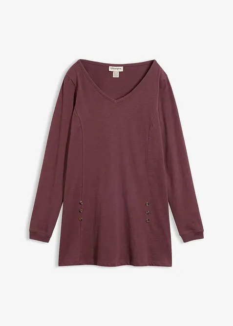 Longshirt aus reiner Baumwolle, bonprix
