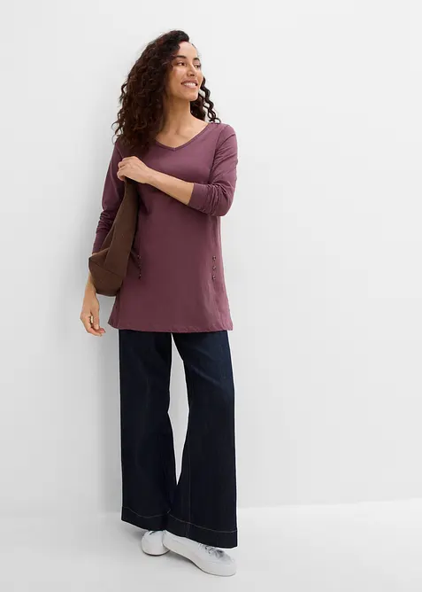 Longshirt aus reiner Baumwolle, bonprix