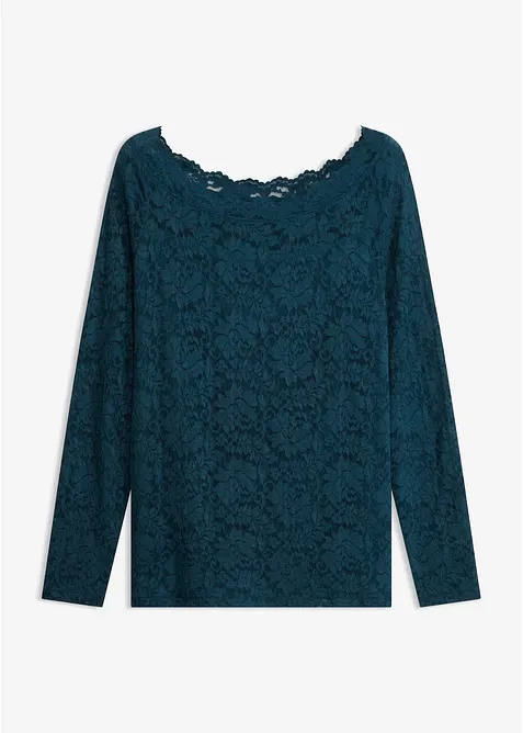 Spitzen-Langarmshirt, bonprix
