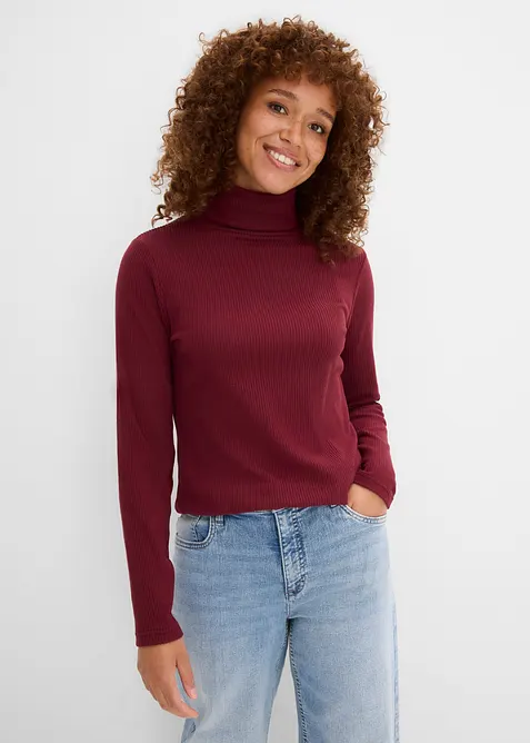 Pull chaud &agrave; col roul&eacute;, bonprix