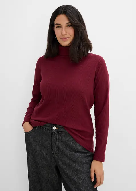 Pull chaud &agrave; col roul&eacute;, bonprix