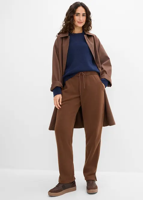 Pantalon en polaire &agrave; taille &eacute;lastiqu&eacute;e, bonprix