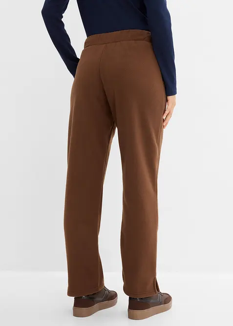 Pantalon en polaire &agrave; taille &eacute;lastiqu&eacute;e, bonprix