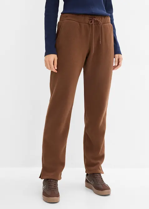 Pantalon en polaire &agrave; taille &eacute;lastiqu&eacute;e, bonprix