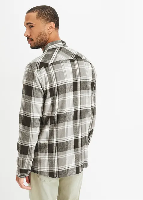 Flanellhemd aus reiner Baumwolle, bonprix