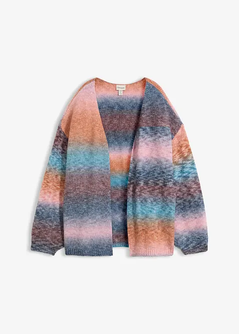 Grobstrickjacke aus weichem Woll-Mix, bonprix