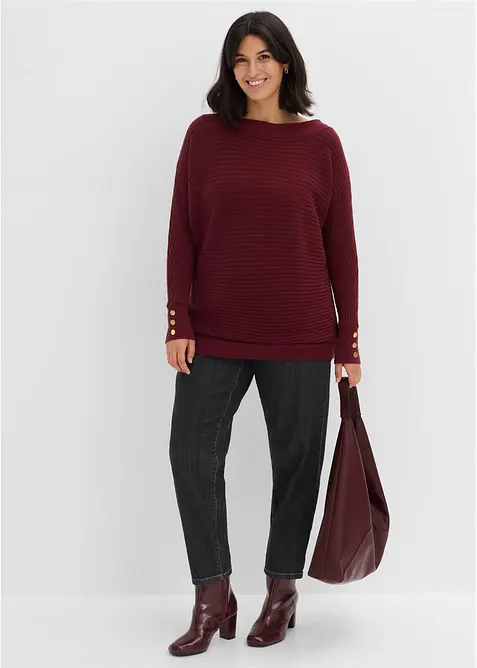 Feinstrickpullover aus Viskose-Mix, bonprix