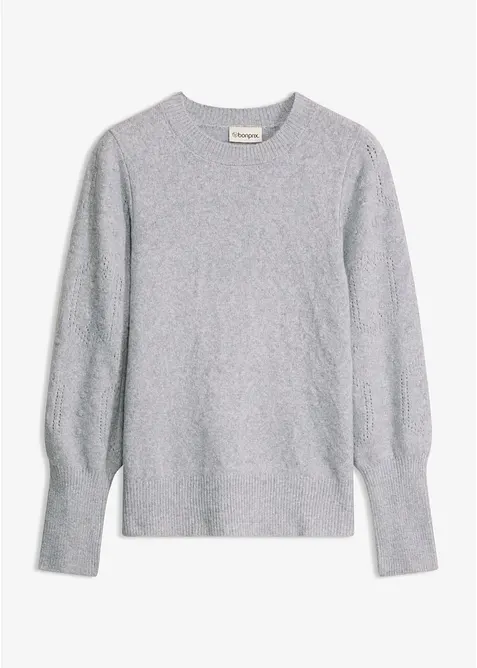 Pullover mit Ajourmuster, bonprix
