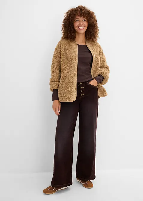 Cordhose aus elastischem Baumwoll-Mix, bonprix