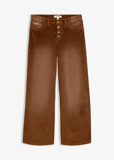 Cordhose aus elastischem Baumwoll-Mix, bonprix