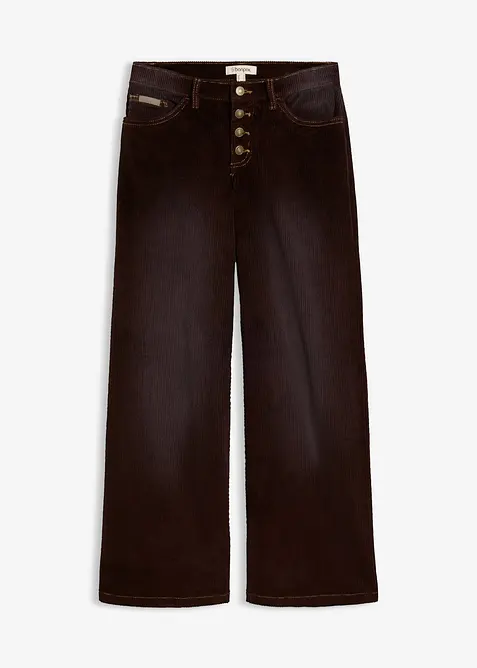 Cordhose aus elastischem Baumwoll-Mix, bonprix