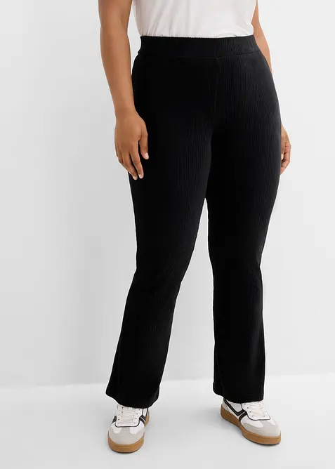 Legging &eacute;vas&eacute; en velours c&ocirc;tel&eacute;, bonprix
