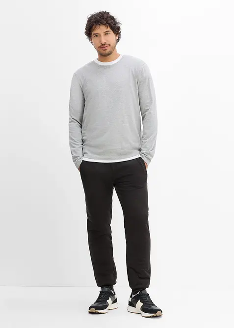 Thermo-Jogginghose mit flauschigem Teddyfleece, bonprix