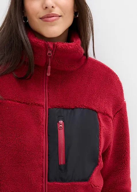 Veste en polaire peluche, bonprix