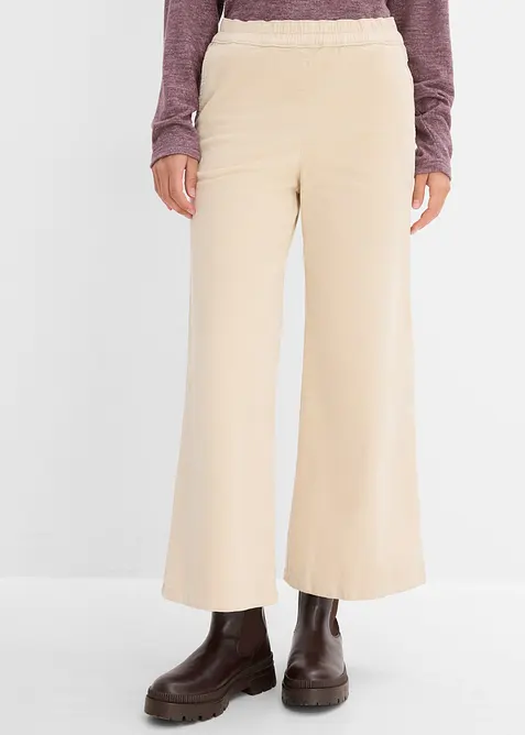 High-Waist-Cordhose aus Baumwoll-Mix, bonprix