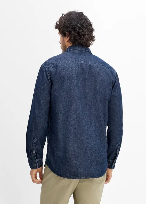 Chemise en jean 100% coton, bonprix