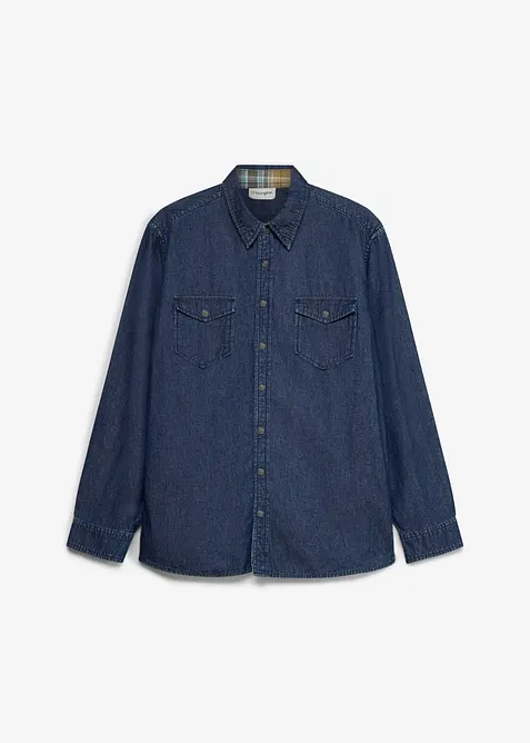Chemise en jean 100% coton, bonprix