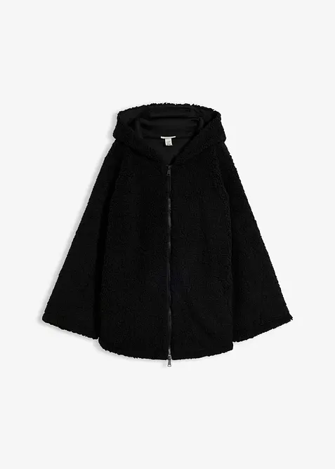 Veste en sherpa coupe trap&egrave;ze avec fentes lat&eacute;rales, bonprix