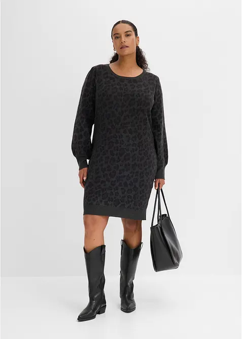 Robe en maille, bonprix
