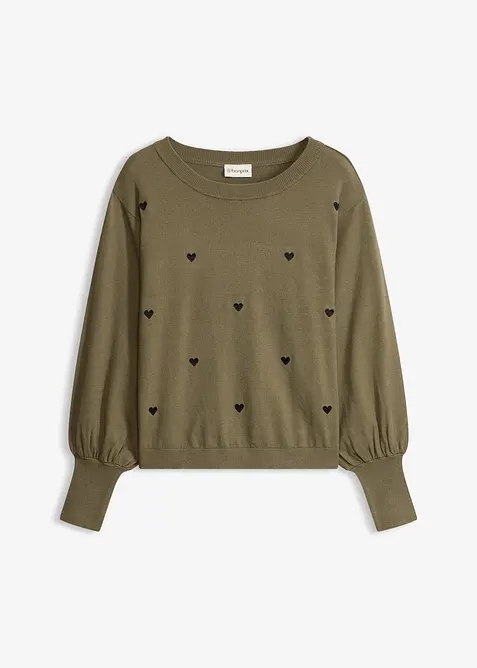 Feinstrickpullover aus Viskose-Mix, bonprix