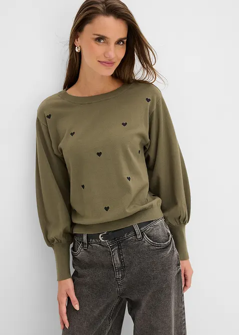Feinstrickpullover aus Viskose-Mix, bonprix