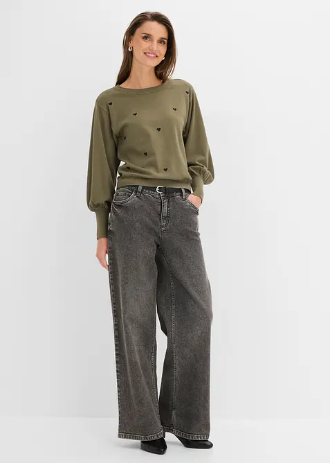Feinstrickpullover aus Viskose-Mix, bonprix