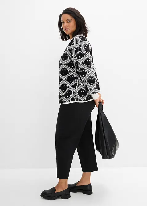 Pull en maille boxy, bonprix