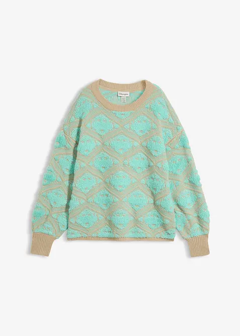 Boxy-Strickpullover, bonprix