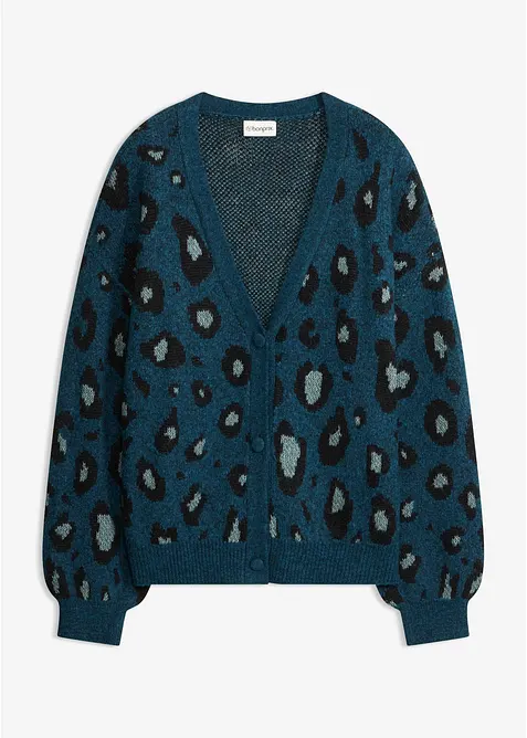 Strickjacke mit Jacquardmuster, bonprix