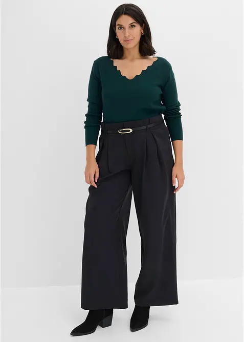 Pull en fine maille douce, bonprix