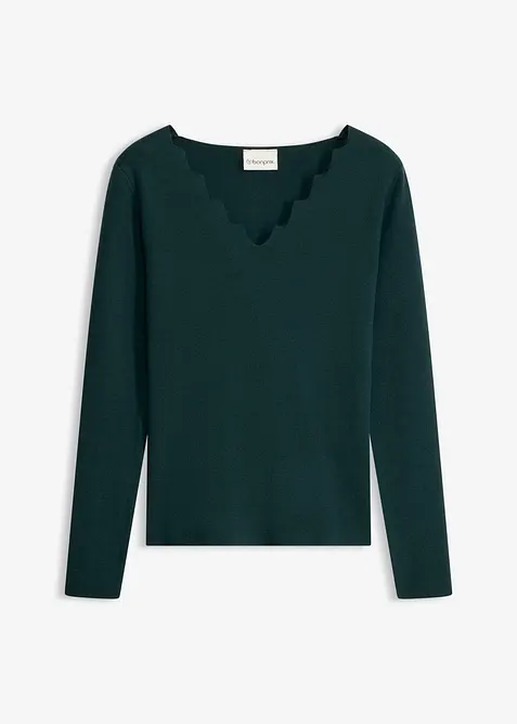 Feinstrickpullover aus weichem Viskose-Mix, bonprix