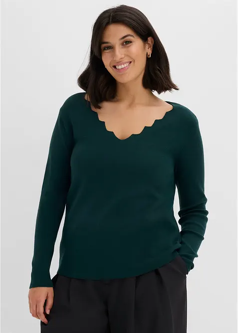Pull en fine maille douce, bonprix