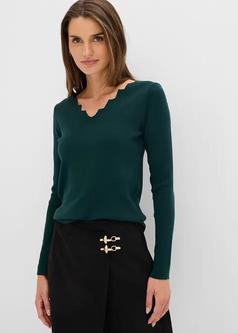 Feinstrickpullover aus weichem Viskose-Mix, bonprix