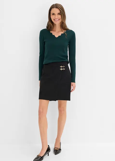 Feinstrickpullover aus weichem Viskose-Mix, bonprix