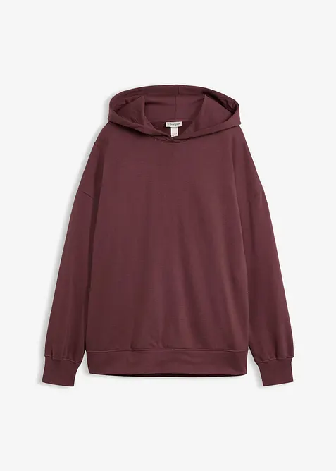 Sweat &agrave; capuche 100% coton, bonprix