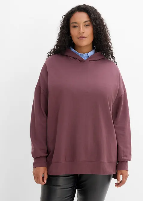 Sweat &agrave; capuche 100% coton, bonprix