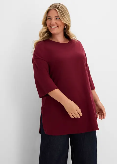 Oversize-Longshirt aus reiner Bio-Baumwolle, bonprix