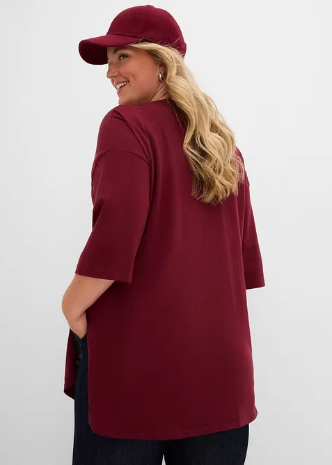 Oversize-Longshirt aus reiner Bio-Baumwolle, bonprix